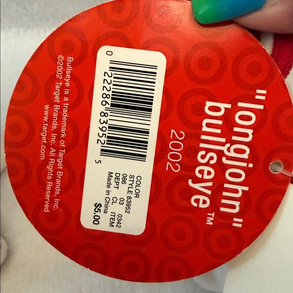 Target bullseye plush